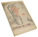 Zelenka - LANDA; JIŘÍ: ZAHRADA NA STOLE. - 1926.  Obálka F. ZELENKA.