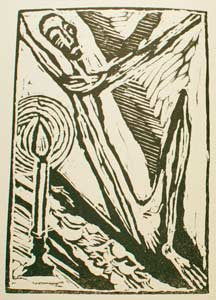 1940. Dřevoryt JAN BAUCH 158x110.