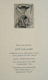 Tichý - STEVENSON; ROBERT LOUIS: DÍTĚ TAK SAMO. - 1956. 2 suché jehly; ve front. sign. a dat. PRODÁNO / SOLD