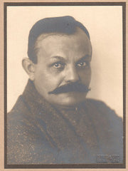 DRTIKOL; FRANTIŠEK.  (1883 - 1961). - J. S. MACHAR. - 1914. Bromine-silver photography; 160x120; blind stamp 'Drtikol & spol. Praha 1914' /osobnosti/