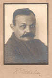 DRTIKOL; FRANTIŠEK.  (1883 - 1961). - J. S. MACHAR. - 1914. Bromine-silver photography; 160x120; blind stamp 'Drtikol & spol. Praha 1914' /osobnosti/