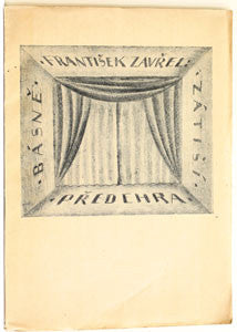 1923. Obálka VLASTISLAV HOFMAN. REZERVACE