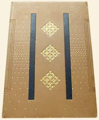 PÍSEŇ KUNHUTINA. - 1943. Umělecká celokožená vazba St. TVRDÝ; upravil JOSEF SOLAR. Tisk Grafické školy v Praze.