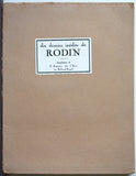 RODIN AUGUSTE. DIX DESSINS INÉDITS DE RODIN. - 1921. PRODÁNO / SOLD