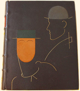 1926. Umělecká kožená vazba sign. J. KOPEČEK; dat. 1928. orig. mědiryt DAVID HERMINE.