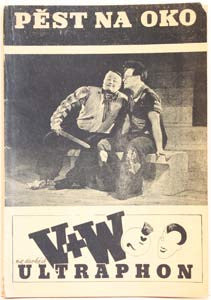1947. Divadelní program. V+W: Divadelní krise. Přehled dvaceti let činnosti. /w/