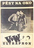 VOSKOVEC A WERICH: PĚST NA OKO. - 1947. Divadelní program. V+W: Divadelní krise. Přehled dvaceti let činnosti. /w/
