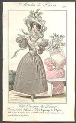 Modes de Paris, ručně kolorovaná rytina, no. 579 - 1.pol. 19. st.