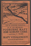 RADNICE - HOŘOVICE. / BĚLOHLAV, JOS.: PODROBNÉ MAPY ZEMÍ KORUNY ČESKÉ - 1912.