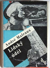 Teige - MALRAUX; ANDRÉ: LIDSKÝ ÚDĚL. - 1935. Úprava LADISLAV SUTNAR; obálka a vazba KAREL TEIGE.