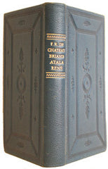 CHATEAUBRIAND; FRANÇOIS-RENÉ DE: ATALA ANEB O VÁŠNIVÉ LÁSCE DVOU DIVOCHŮ V PUSTINĚ. RENÉ. - 1927. Hyperion sv. 32; lept ve front. CYRIL BOUDA; celokožená vazba.