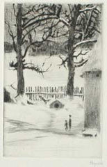 REYNEK; BOHUSLAV: SNÍH. - 1941. 10 suchých jehel; každá z nich signována. /sr/