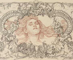 Mucha - HAIS-TÝNECKÝ; JOSEF: ANDĚLÍČEK Z BAROKU. - 1929. Ilustrace a úprava ALFONS MUCHA.