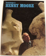 Moore - HOMMAGE A HENRY MOORE. - 1972. XXe Siecle. Barevná orig. litografie; 310x240; HENRY MOORE.