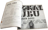 JARRY; ALFRED: KRÁL UBU. - 1966. Rozbor inscenace Divadla Na zábradlí; čb. fotografie JOSEF KOUDELKA; úprava LIBOR FÁRA.