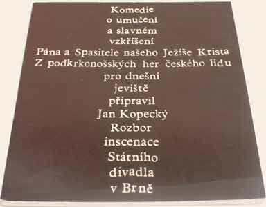 1968.Autoři: E. Sokolovský; Jan Kopecký ad. /divadlo/60/