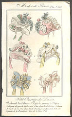 Modes de Paris, ručně kolorovaná rytina, no. 50 / 553 - 1.pol. 19. st.