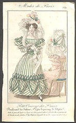 Modes de Paris, ručně kolorovaná rytina, no. 559 - 1.pol. 19. st.
