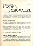 JEZDEC A CHOVATEL - JEZDECKÁ REVUE. - Roč. II., č. 26, 1934.