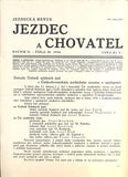 JEZDEC A CHOVATEL - JEZDECKÁ REVUE. - Roč. II., č. 29, 1934.