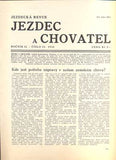 JEZDEC A CHOVATEL - JEZDECKÁ REVUE. - Roč. II., č. 31, 1934.