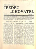 JEZDEC A CHOVATEL - JEZDECKÁ REVUE. - Roč. II., č. 44, 1934.