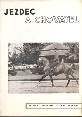JEZDEC A CHOVATEL. - Roč. V., č. 92, 1937.