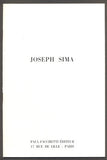 Šíma - JOSEPH SIMA. Exposition. Paris, Galerie Paul Facchetti. 1959.