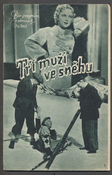 TŘI MUŽI VE SNĚHU. - Bio-program v obrazech 1936.