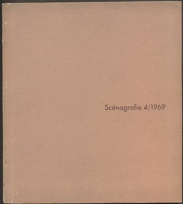 SCÉNOGRAFIE č. 2. - DIVADELNÍ PROSTOR. - 1968.