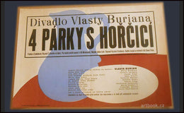 DIVADLO VLASTY BURIANA. 4 PÁRKY S HOŘČICÍ. - (1936)