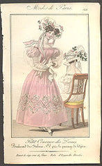 Modes de Paris, ručně kolorovaná rytina, no. 544 - 1.pol. 19. st.