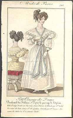 Modes de Paris, ručně kolorovaná rytina, no. 545 - 1.pol. 19. st.