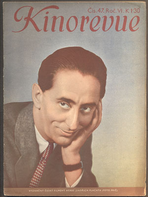 Jindřich Plachta - KINOREVUE. - 1940.