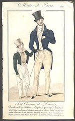 Modes de Paris, ručně kolorovaná rytina, no. 557 - 1.pol. 19. st.