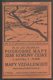 KAMENICE N. LÍPOU-ČERNOŠICE. / BĚLOHLAV, JOS.: PODROBNÉ MAPY ZEMÍ KORUNY ČESKÉ -  - 1914.