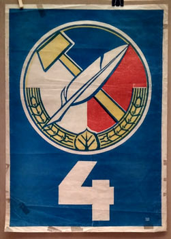Volební plakát Československé strany národně socialistické. 1946.