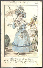 Modes de Paris, ručně kolorovaná rytina, no. 563 - 1.pol. 19. st.