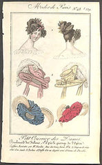 Modes de Paris, ručně kolorovaná rytina, no. 48 / 539 - 1.pol. 19. st.