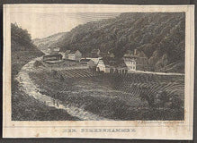 Březová  / Der Pirkenhammer. - cca 1850.
