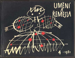 UMĚNÍ A ŘEMESLA 1961. /4. Lidová umělecká výroba a umělecké řemeslo. /šperk/perleť/