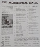 THE ARCHITECTURAL REVIEW. - Volume CIII. No. 616. April 1948.