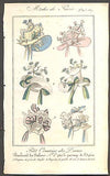 Modes de Paris, ručně kolorovaná rytina, no. 52 / 567 - 1.pol. 19. st.