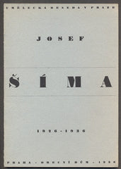 JOSEF ŠÍMA 1926 - 1936. - katalog výstavy 1936.