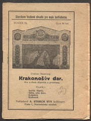 HAERING, OTAKAR: KRAKONOŠŮV DAR. - (1930). Storchovo loutkové divadlo. /loutkové divadlo/