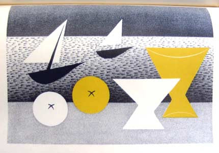 1941. 2 litografie. Zátiší s vázami; loděmi a jablky; signováno; 180x250 a lito na obálce. PRODÁNO