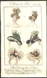 Modes de Paris, ručně kolorovaná rytina, no. 57 / 602 - 1.pol. 19. st.