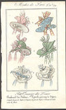 Modes de Paris, ručně kolorovaná rytina, no. 53 / 574 - 1.pol. 19. st.
