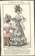 Modes de Paris, ručně kolorovaná rytina, no. 526 - 1.pol. 19. st.