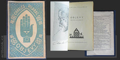 Čapek - VILDRAC; CHARLES: OBJEVY. - 1923. Obálka (lino); nakl. zn. v titulu (lino) JOSEF ČAPEK.